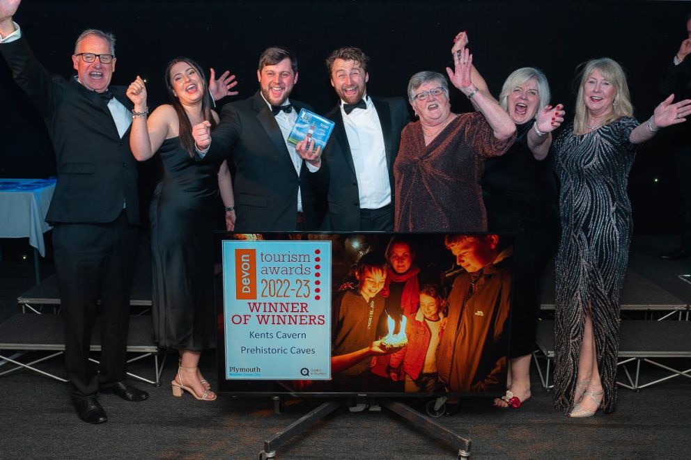 Kents Cavern winner of winners | Devon Tourism awards 2023