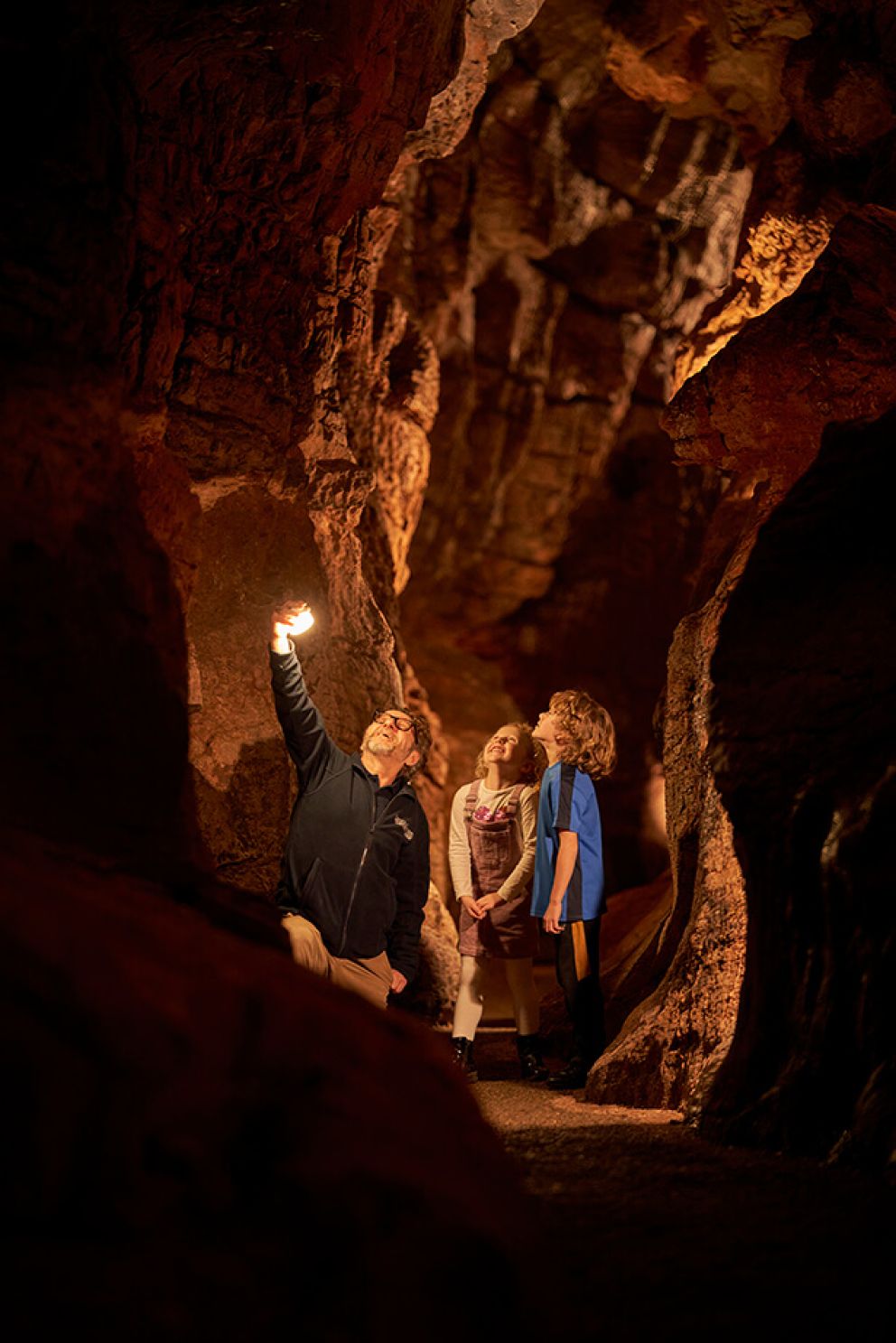 Children on a guided tour | Kents Cavern
